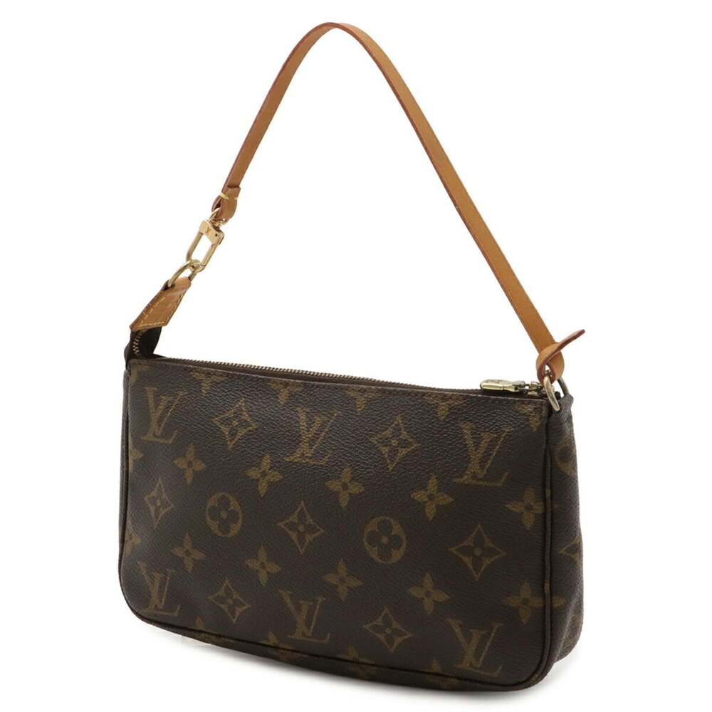 LOUIS VUITTON Authentic Brown Monogram Pochette Mini Bag - Picture 3 of 10